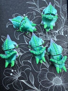 Triceratops 3D Printer movable toys